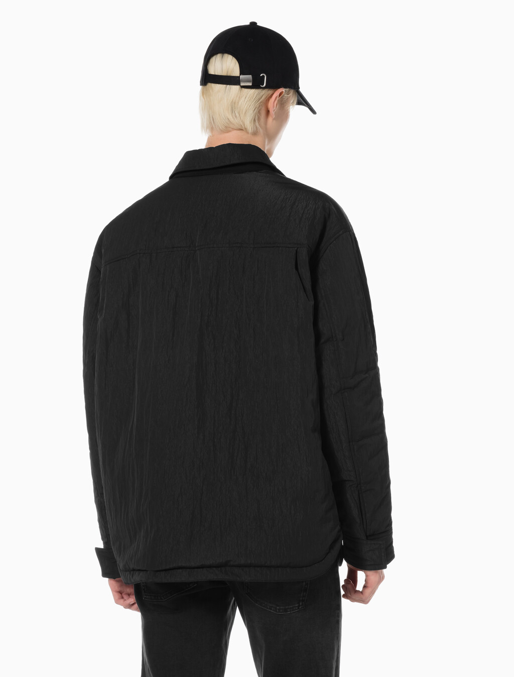 Buy 남성 리버서블 패디드 기능성 셔츠 자켓 in color CK BLACK