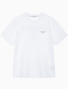Buy 남성 1978 백 커브드 로고 반팔 티셔츠 in color BRIGHT WHITE