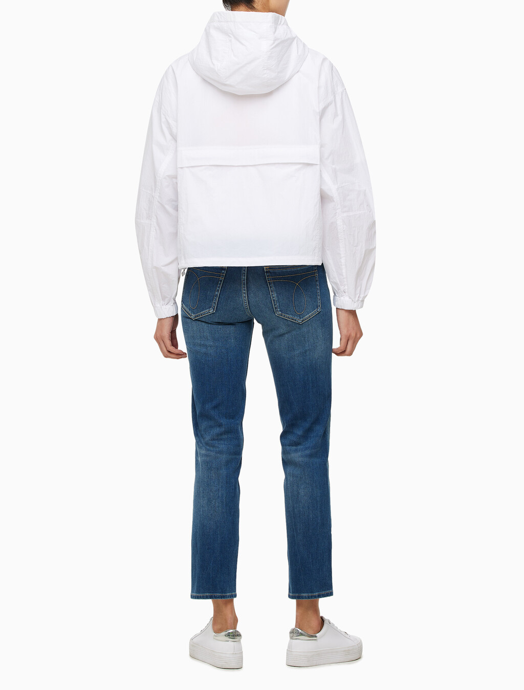 Buy 여성 패커블 윈드 브레이커 in color BRIGHT WHITE