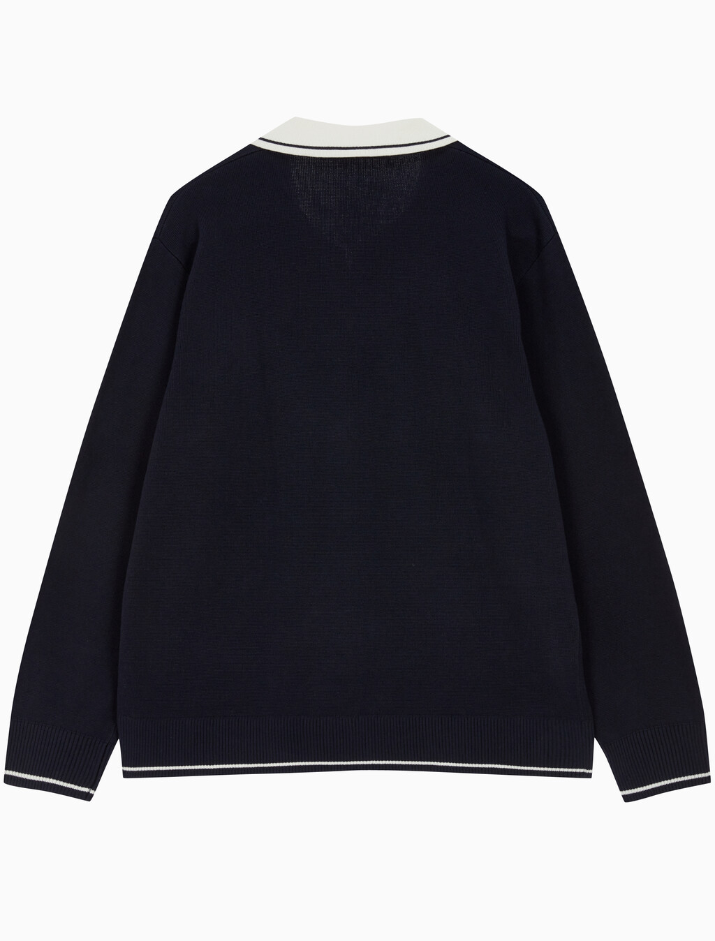 Buy 남성 오버사이즈 럭비카라 스웨터 in color NIGHT SKY