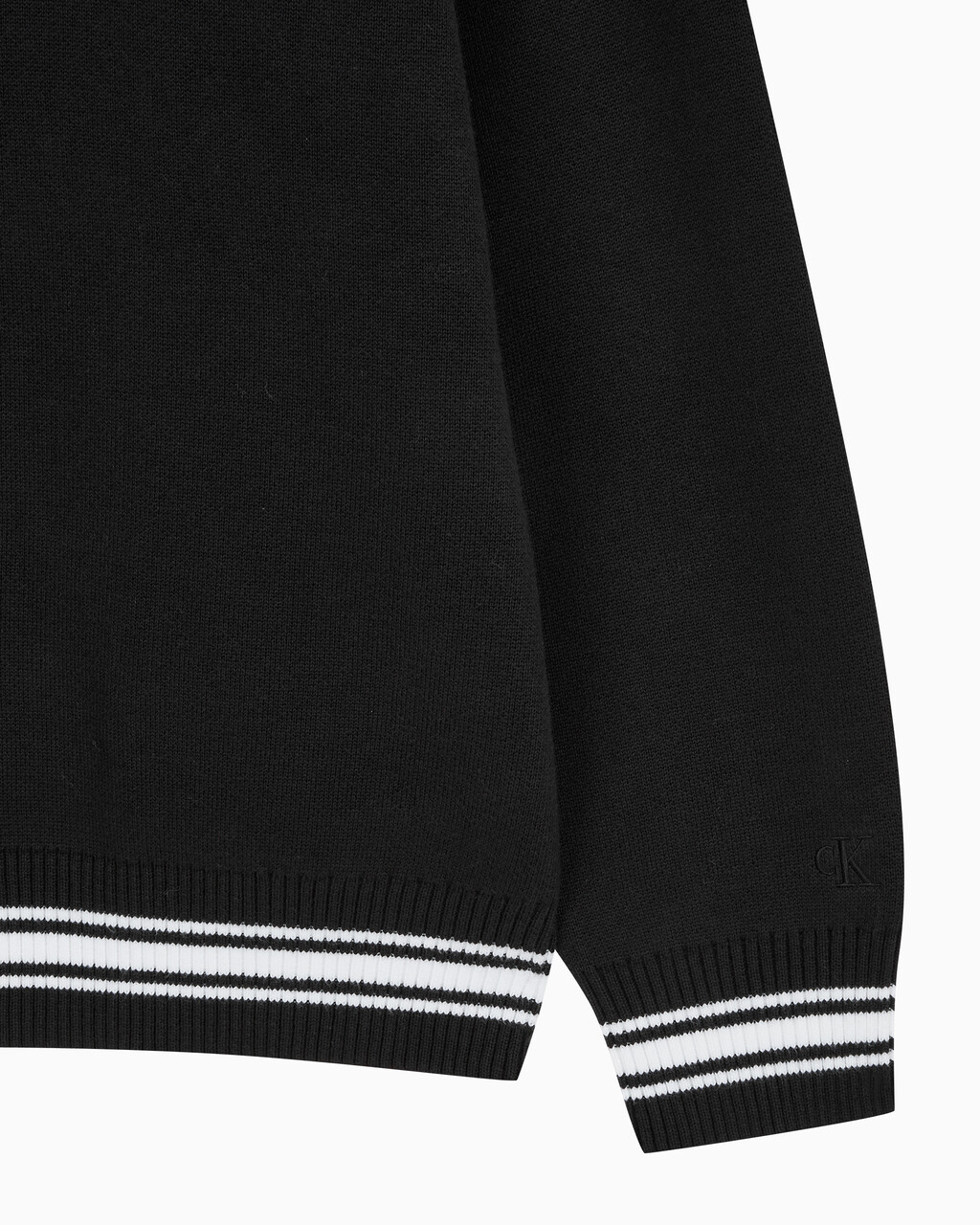 Buy 남성 바시티 스웨터 in color CK BLACK