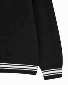 Buy 남성 바시티 스웨터 in color CK BLACK