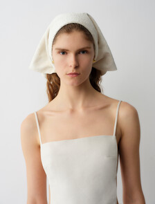 Buy HENRIETTA WOMENS DRESS in color OFF WHITE