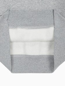Buy 여성 아카이브 로고 플리스 후디 in color HEROIC GREY HEATHER
