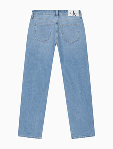 Buy 남성 90'S 스트레이트핏 라이트블루 데님 in color CHALKY BLUE