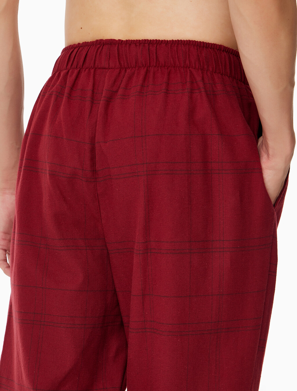 Buy 남성 플란넬 슬립 팬츠 in color BEAM PLAID SYRAH