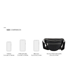 Buy 여성  CKJ 커넥티드 라운드 숄더백 in color BLACK