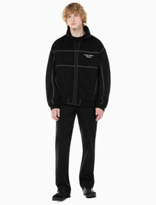 Buy 남성 90'S 스트레이트핏 밴딩 치노 in color CK BLACK