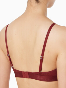 Buy 여성 스컬프트 레이스 AF 브라렛 in color Dark Red