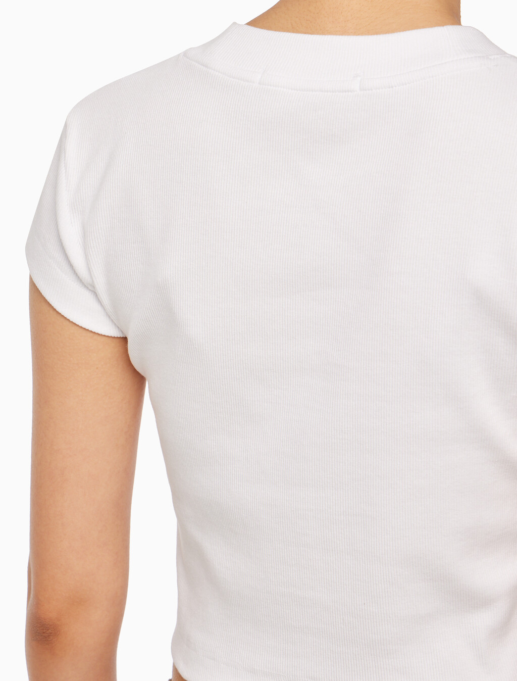 Buy 여성 모노그램 베이비 티셔츠  in color BRIGHT WHITE