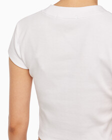 Buy 여성 모노그램 베이비 티셔츠 in color BRIGHT WHITE