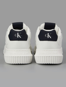 Buy 여성 말모메타 청키 컵솔 레더 in color White