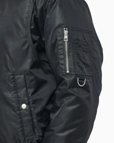 Buy 남성 후디 보머 다운 자켓 in color CK BLACK