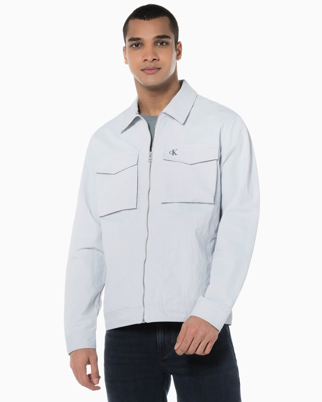 Buy 남성 패스트 트랙 셔츠 재킷 in color GHOST GREY