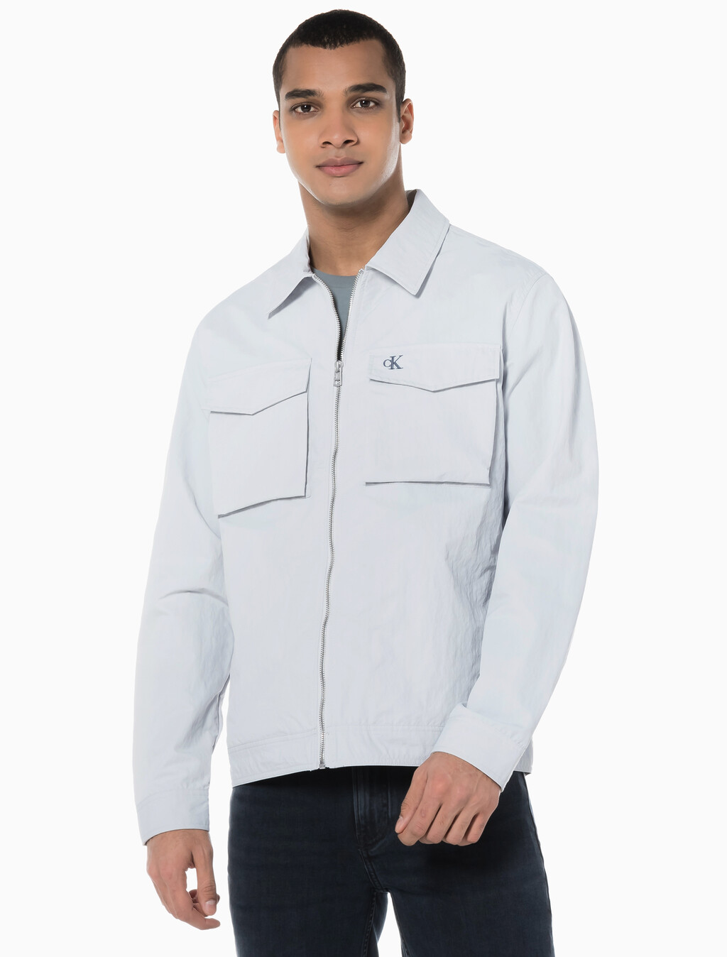 Buy 남성 패스트 트랙 셔츠 재킷 in color GHOST GREY