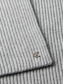 Buy 남녀공용  모노그램 하드웨어 울 머플러 in color HEROIC GREY HEATHER