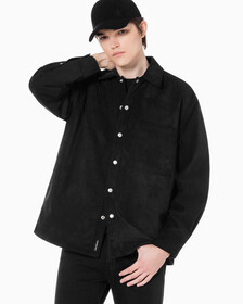Buy 남성 코듀로이 셔츠 퀼티드 자켓 in color CK BLACK