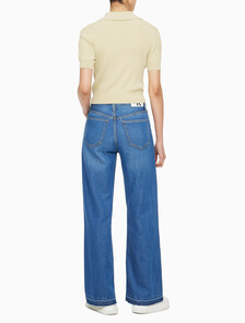 Buy 여성 센슈얼 립 베이비 폴로 스웨터 in color PALE KHAKI