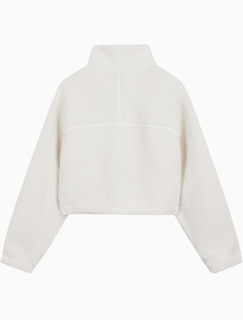 Buy 여성 크롭 쉐르파 자켓 in color WHITE