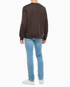 Buy 남성 롱슬리브 스텐실로고 테리 크루넥 스웻셔츠 in color DARK GREY