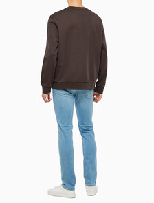 Buy 남성 롱슬리브 스텐실로고 테리 크루넥 스웻셔츠 in color DARK GREY