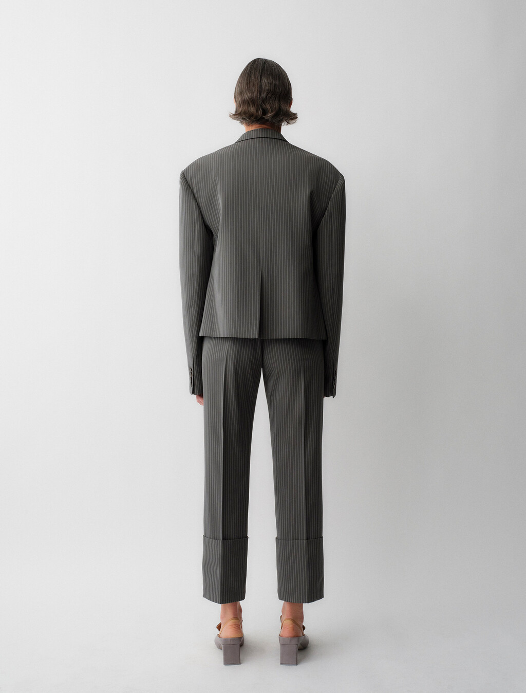 Buy CORDELIA WOMENS SUIT JACKET in color CHARCOAL