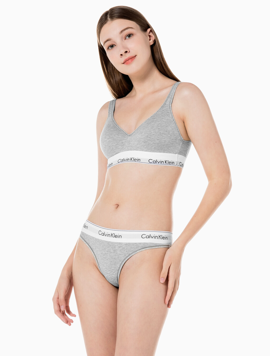 Buy 여성 모던 코튼 티팬티 in color GALAXY GREY