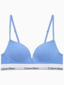 Buy 여성 아이콘 코튼 모달 AF 와이어프리 푸쉬업 in color Deep Indigo Blue