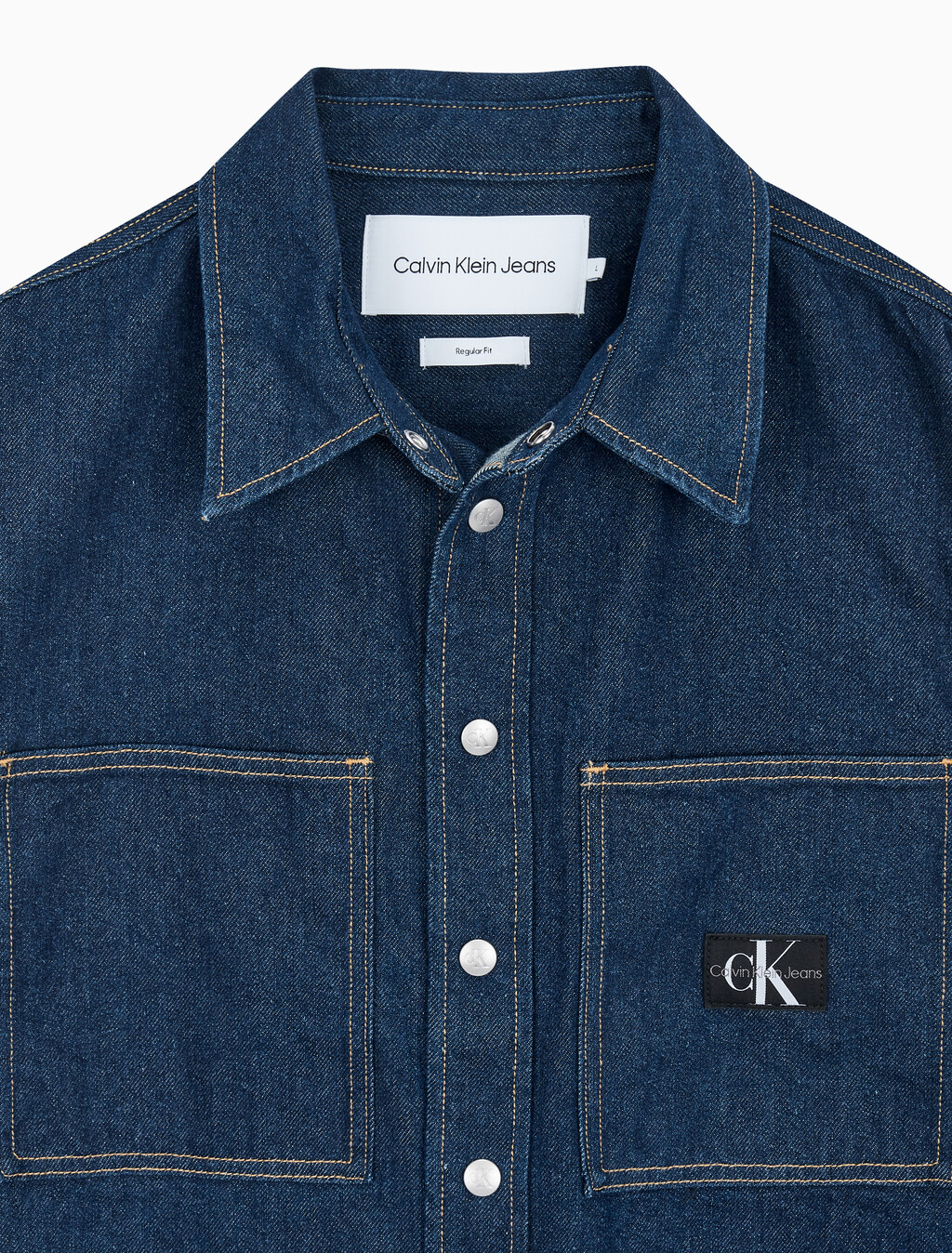 Buy 남성 릴렉스핏 린스 블루 데님셔츠 in color RINSE BLUE