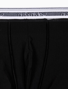 Buy 남성 마이크로파이버 스트레치 밸런스 로우 라이즈 트렁크 3PK in color Black / Charcoal / Black