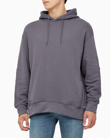 Buy 남성 테리 후디 in color CHARCOAL