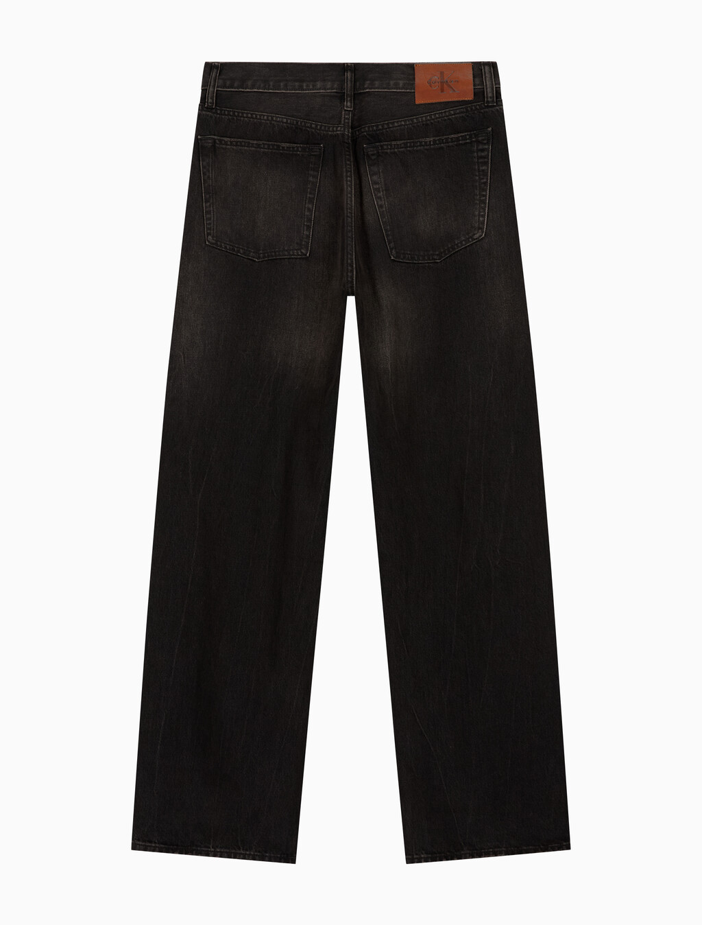 Buy 남성 배기핏 에스프레소 블랙 데님 in color Black