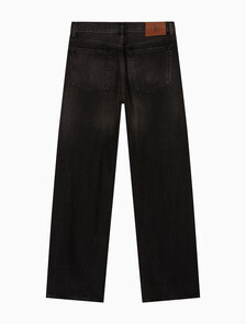 Buy 남성 배기핏 에스프레소 블랙 데님 in color Black