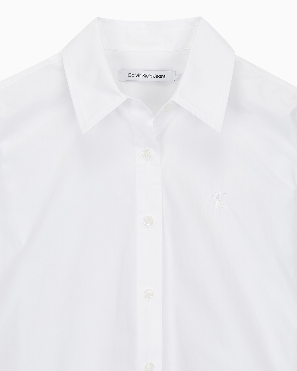 Buy 여성 크롭 패션 셔츠 in color BRIGHT WHITE
