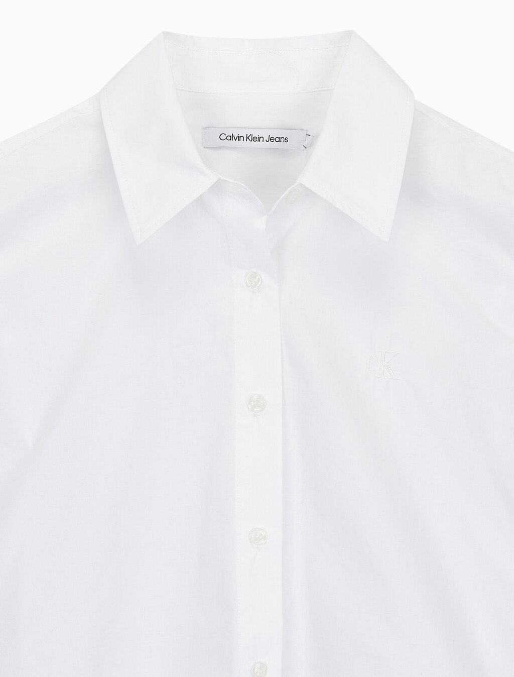 Buy 여성 크롭 패션 셔츠 in color BRIGHT WHITE