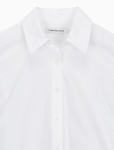 Buy 여성 크롭 패션 셔츠 in color BRIGHT WHITE