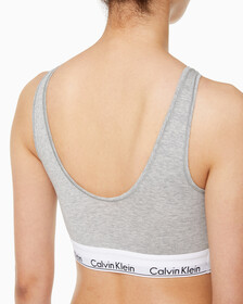 Buy 여성 모던코튼 AF 라이틀리 라인드 브라렛 in color GREY HEATHER