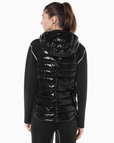 Buy 여성 슬림핏 다운 베스트 in color BLACK