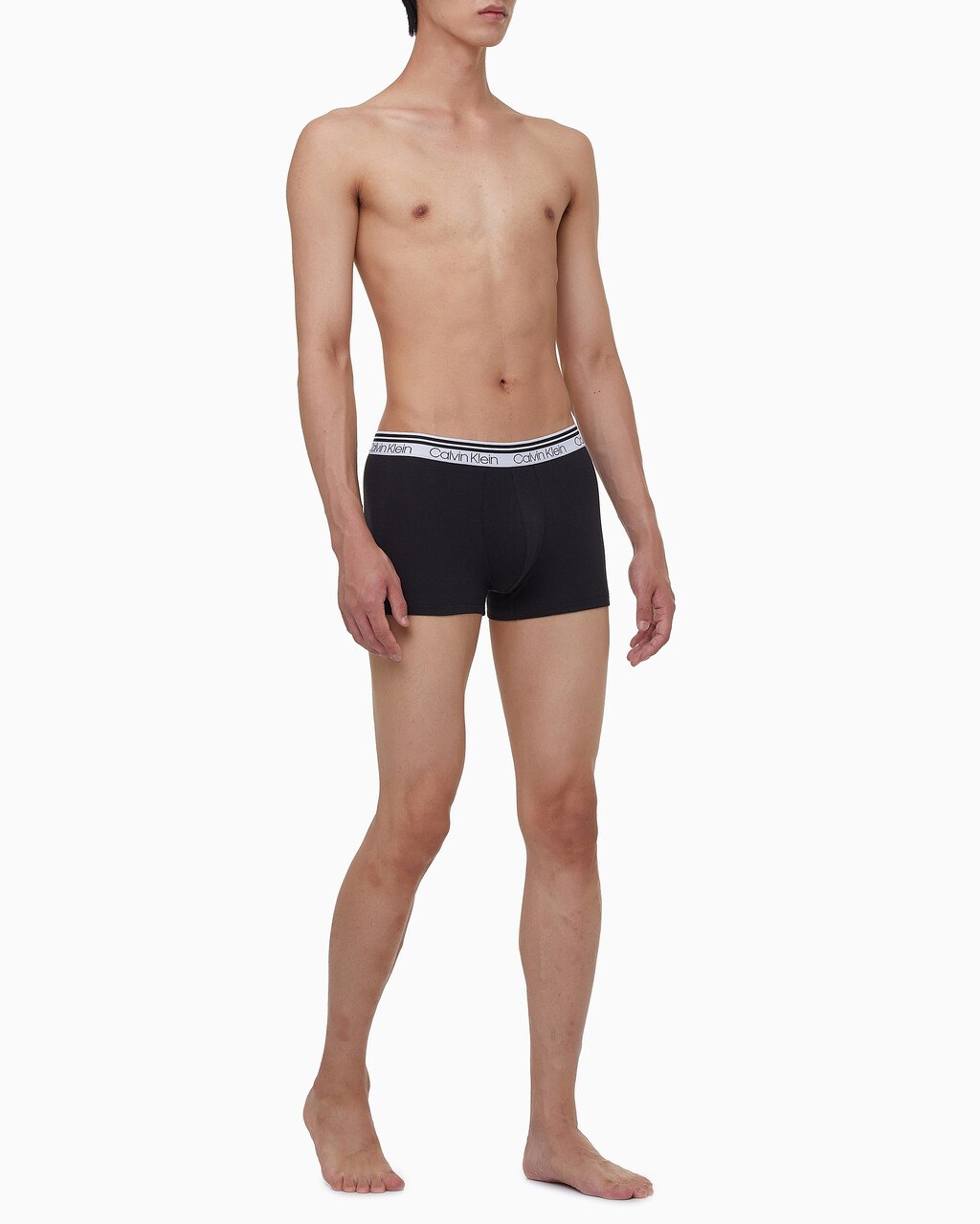 Buy 남성 코튼 스트레치 버라이어트 3PK 트렁크 in color BLACK