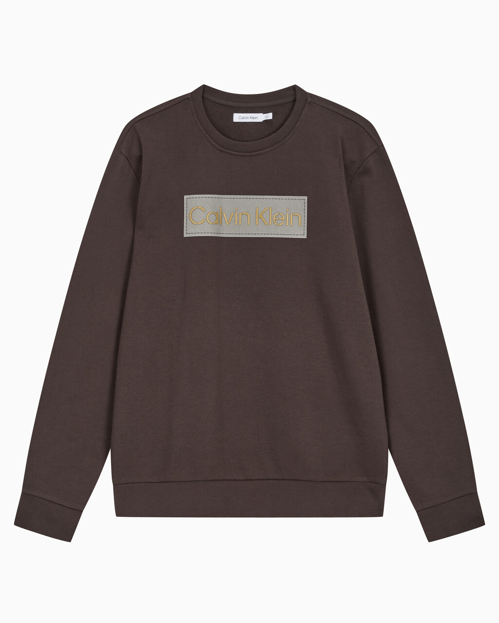 Buy 남성 롱슬리브 스텐실로고 테리 크루넥 스웻셔츠 in color DARK GREY