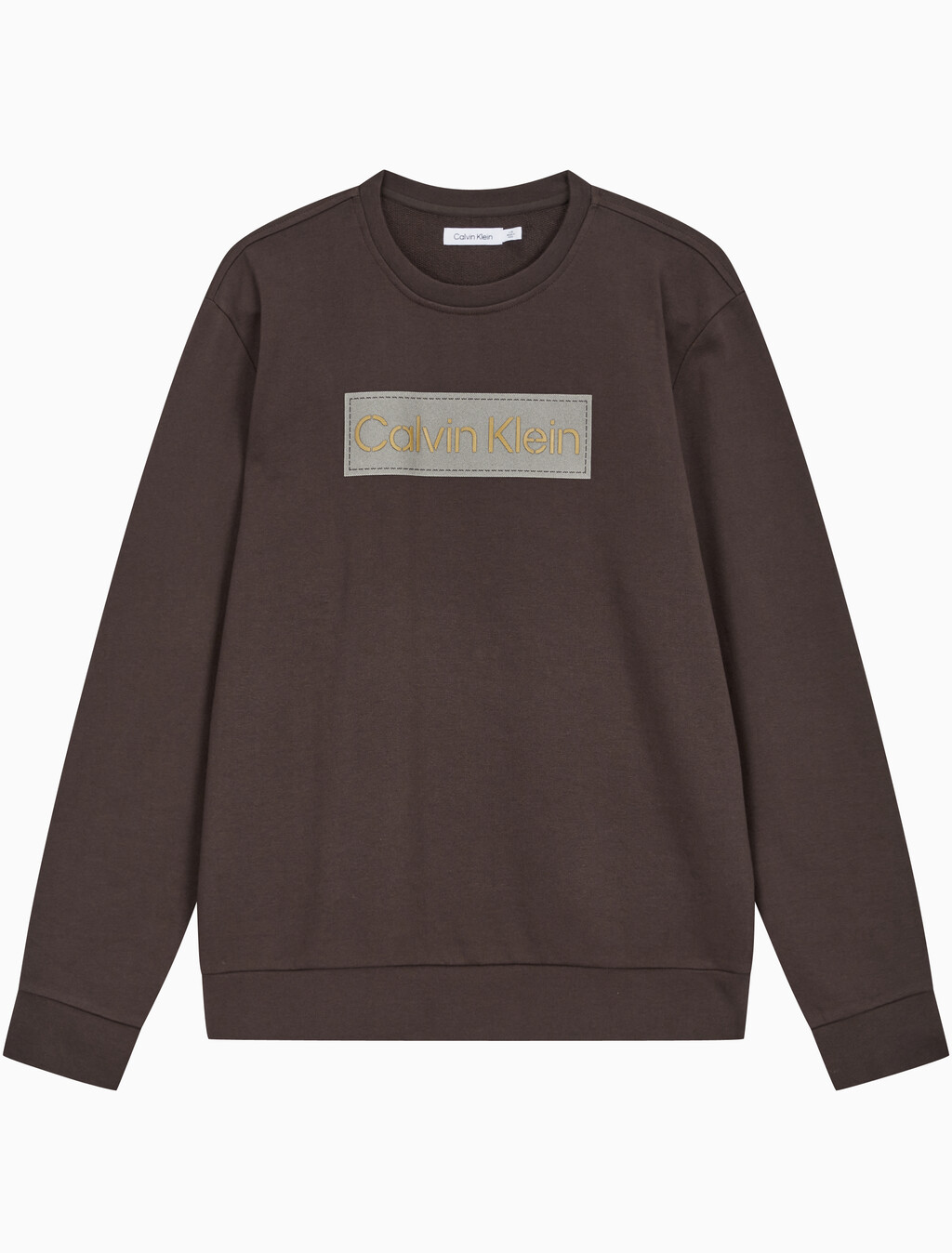 Buy 남성 롱슬리브 스텐실로고 테리 크루넥 스웻셔츠 in color DARK GREY