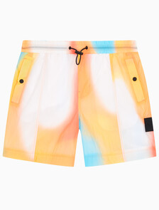 Buy 남성 올오버 그래픽 프린트 쇼츠 in color ANCIENT WHITE/EGGSHELL