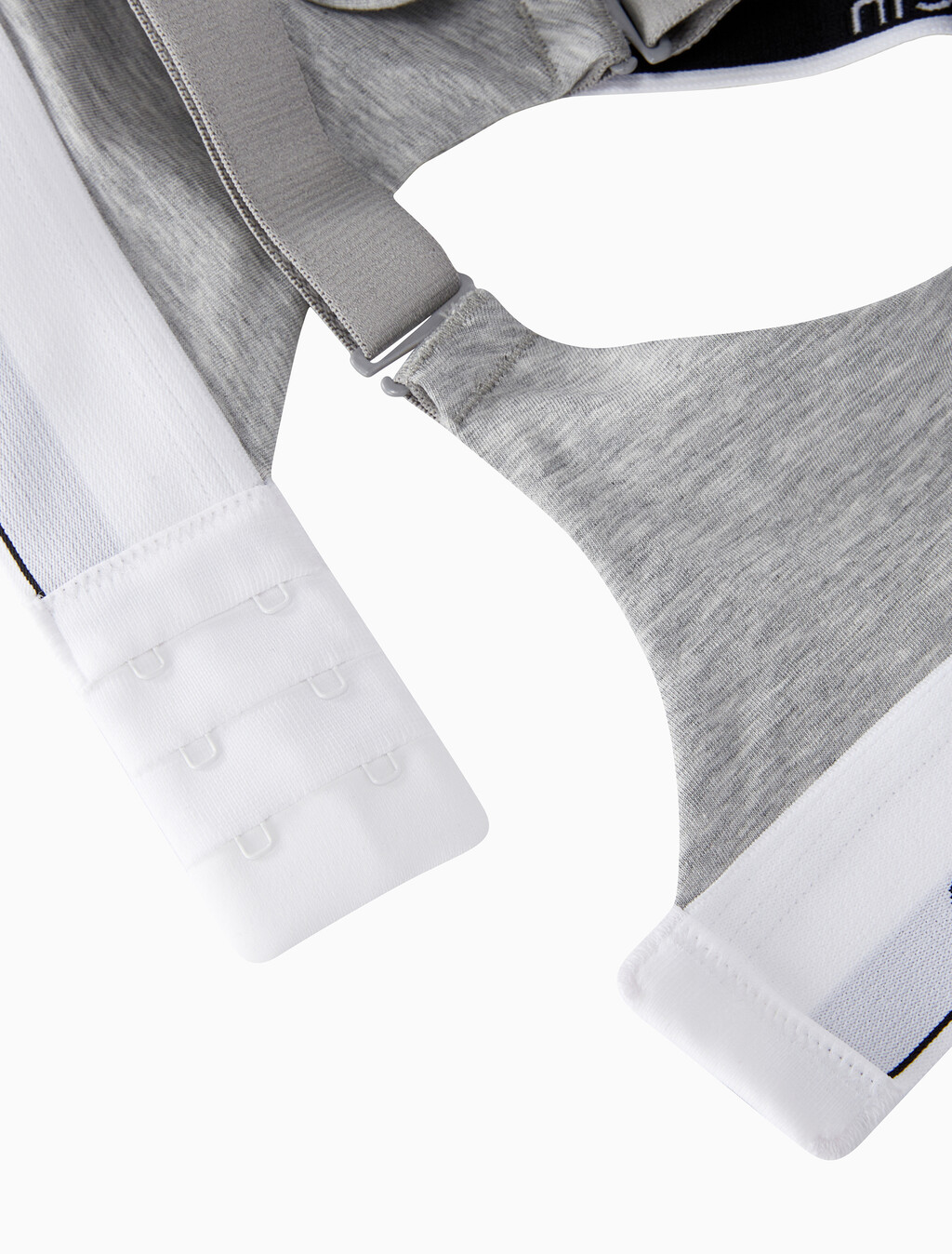 Buy 여성 모던 코튼 리프트 브라렛 in color GREY HEATHER
