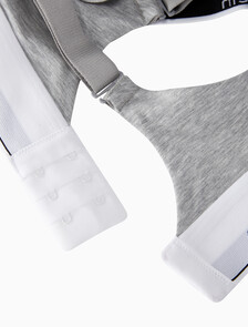 Buy 여성 모던 코튼 리프트 브라렛 in color GREY HEATHER