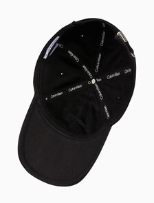 Buy 남녀공용 CKJ 모노그램 엠브로이더리 볼캡 in color BLACK