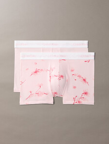 Buy 남성 아이콘 코튼 스트레치 2PK 트렁크 in color Pink / Pink Print