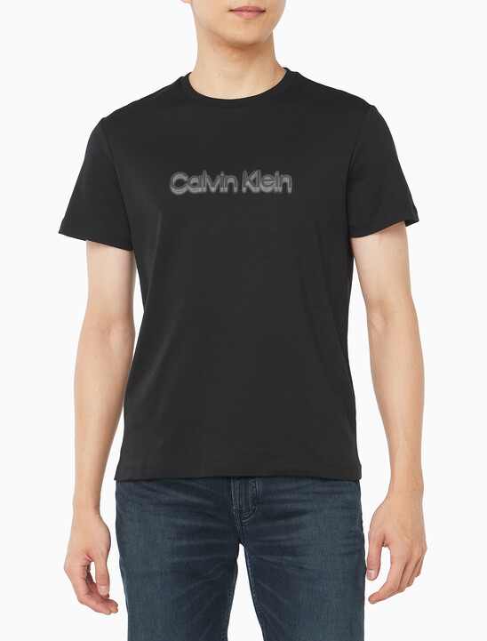 슬림핏 캘빈클라인 로고 티