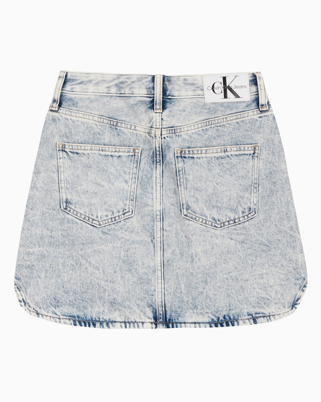 Buy 여성 A라인 데님 미니 스커트 in color 028A CHALKY BLU