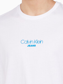 Buy 남성 레귤러핏 그래픽 워시 반팔 티셔츠 in color BRILLIANT WHITE
