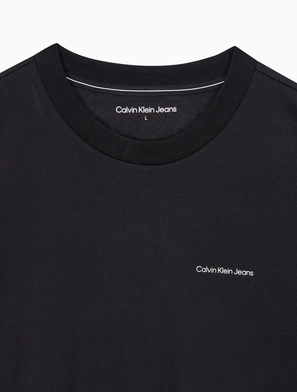 Buy 남녀공용 릴렉스핏 2PK 반팔 티셔츠 in color CK BLACK